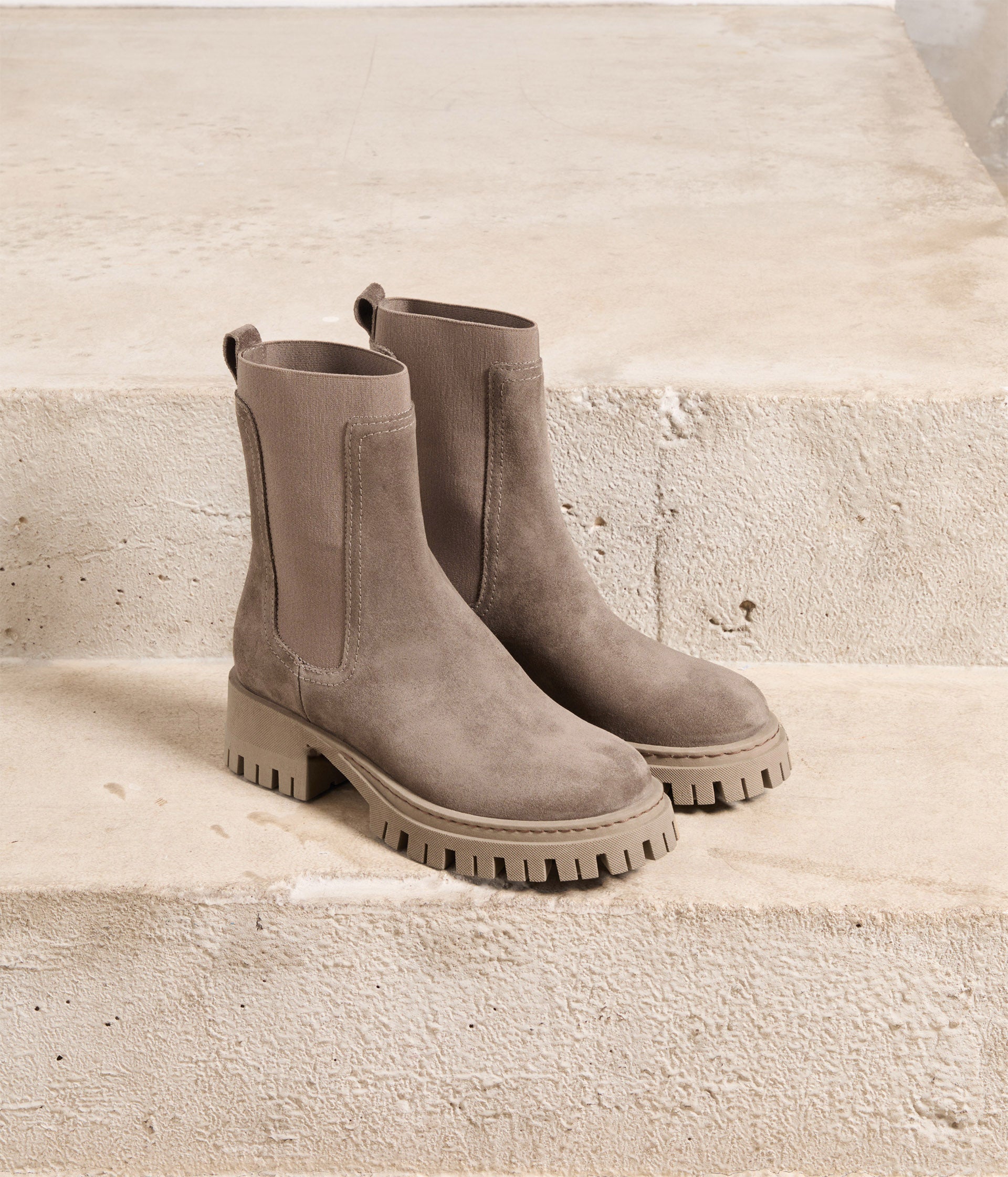 Womens taupe ankle boots cheap