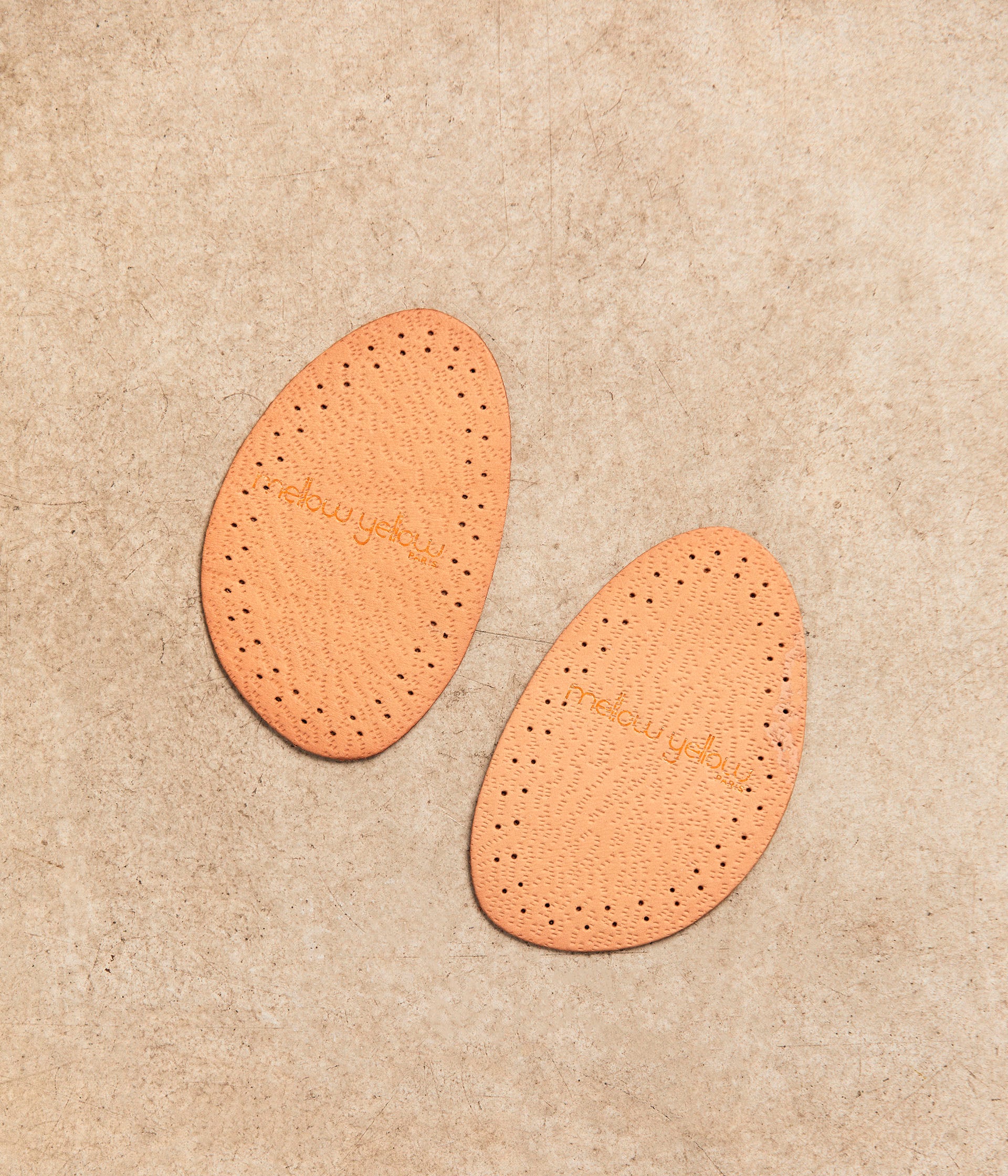 Leather half insoles